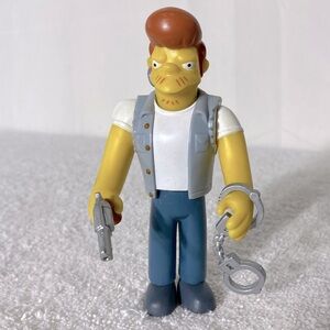 Vintage 2001 Playmates Toys Simpsons Snake Jailbird World Of Simpsons Figurine